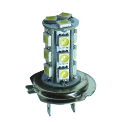 Лампа головного света H7 светодиодная 18 smd купить в Кургане